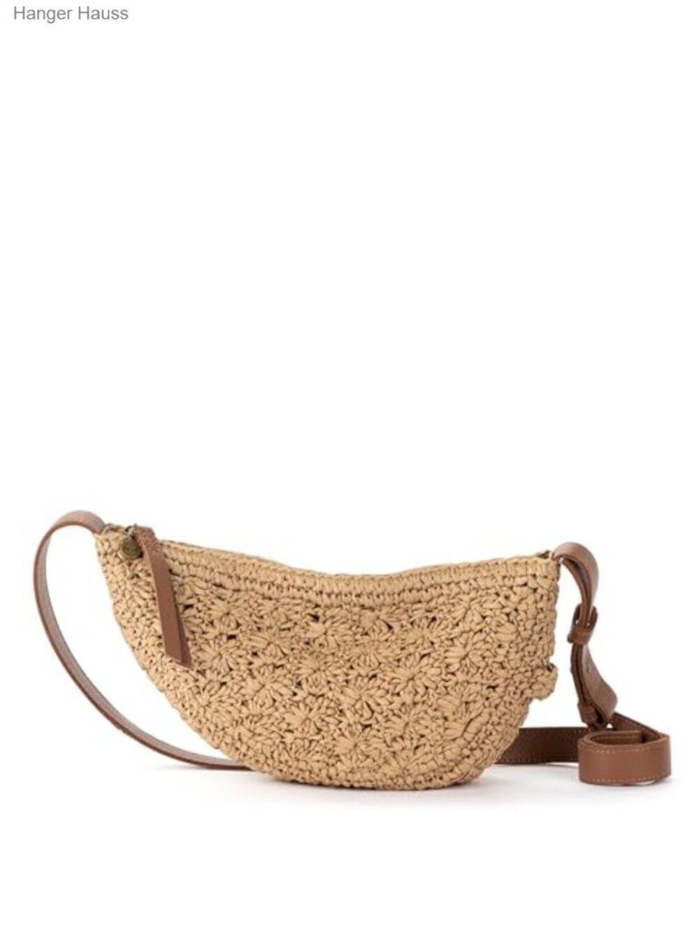 Fashion Backpack Sling Bag Hand-Crocheted Vegan Certified Recycled Lining
